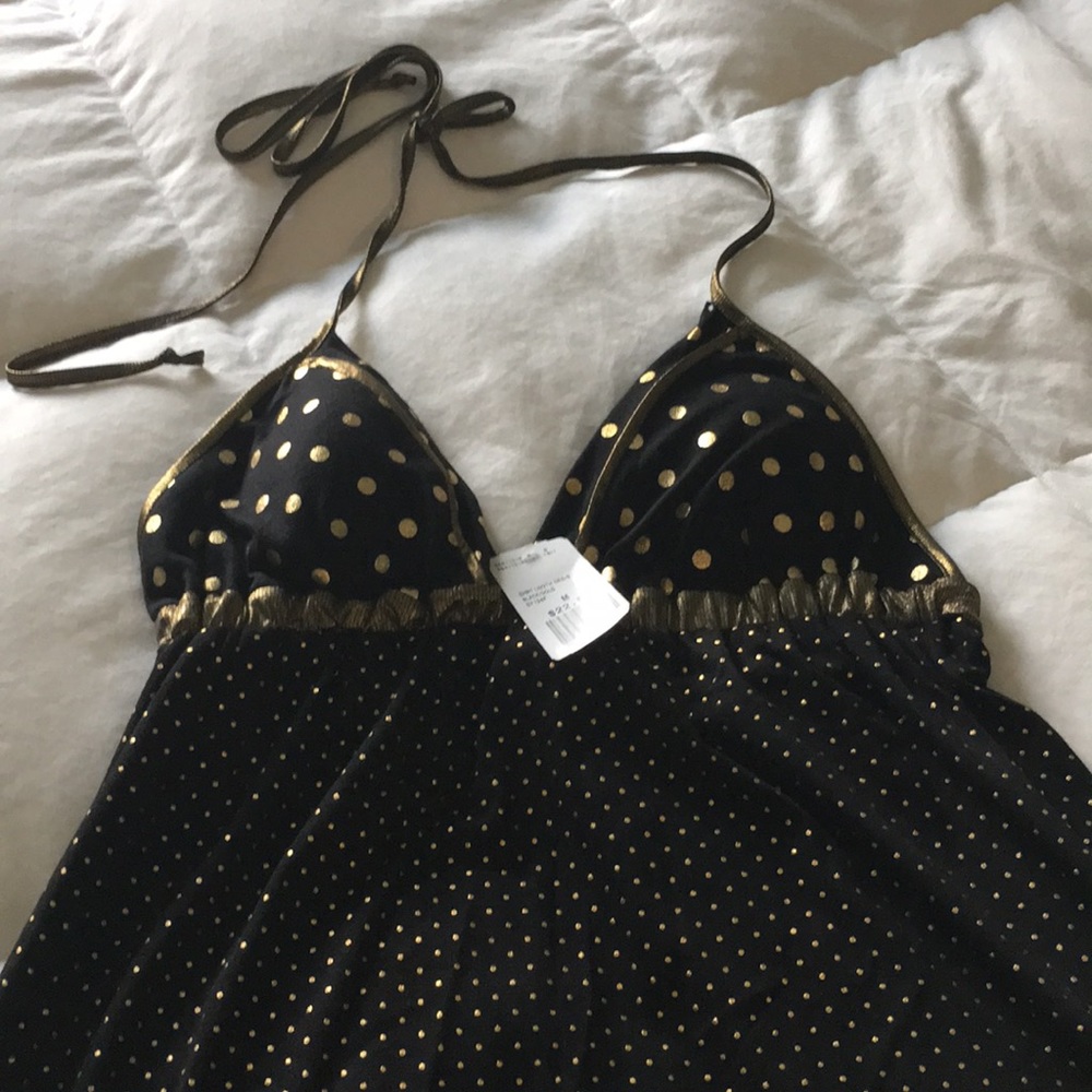 Shirt length halter dress